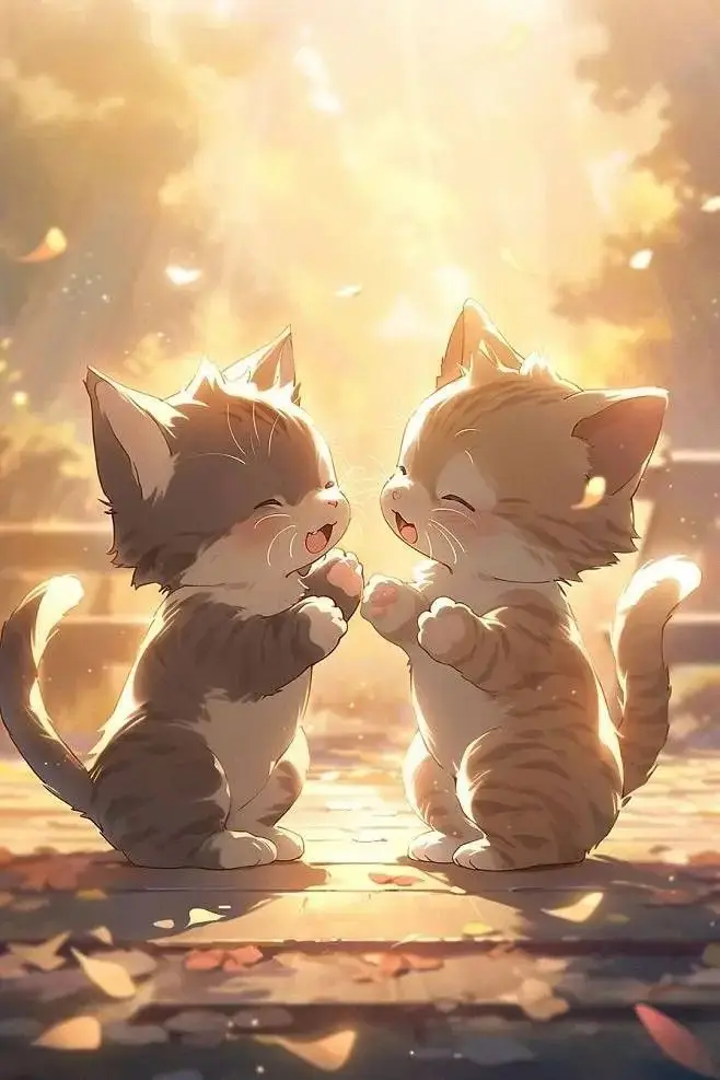 Avatar cute mèo chibi mập, đáng yêu và dễ thương nhất 55