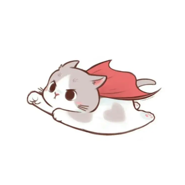 Avatar cute mèo chibi mập, đáng yêu và dễ thương nhất 61