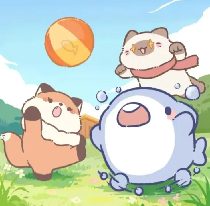 Avatar cute mèo chibi mập, đáng yêu và dễ thương nhất 65
