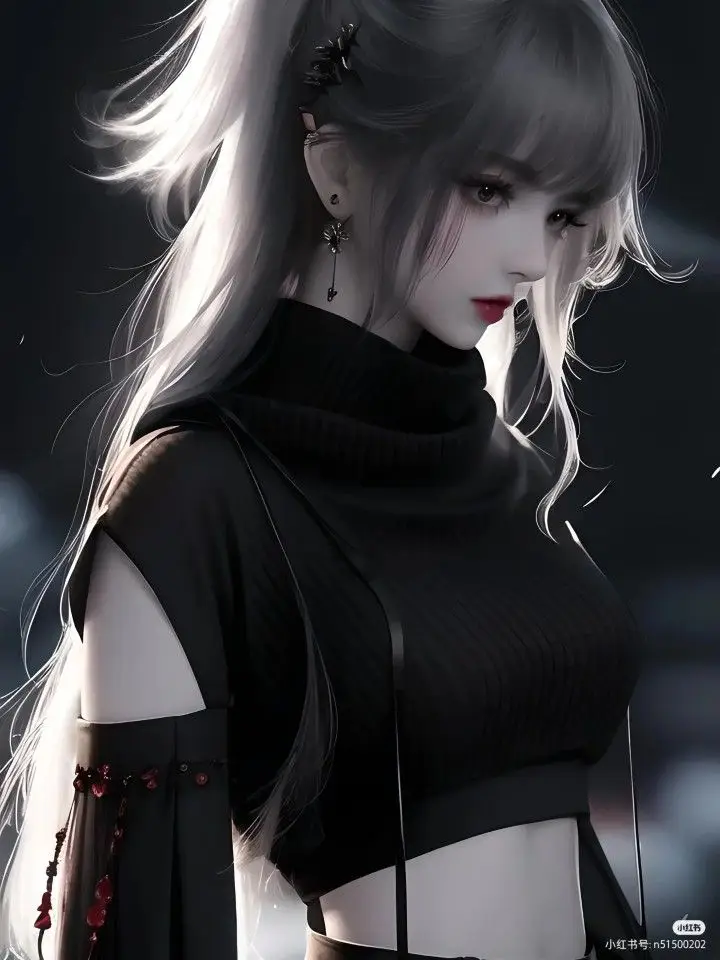 Avatar đẹp ngầu nữ che mặt anime, phong cách độc đáo và chất 5