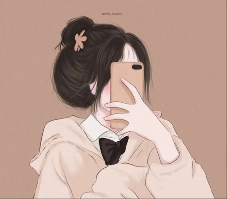 Avatar đẹp ngầu nữ che mặt anime, phong cách độc đáo và chất 6