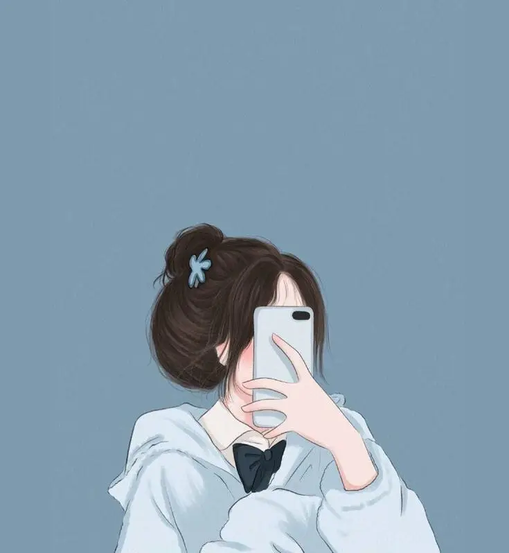 Avatar đẹp ngầu nữ che mặt anime, phong cách độc đáo và chất 58