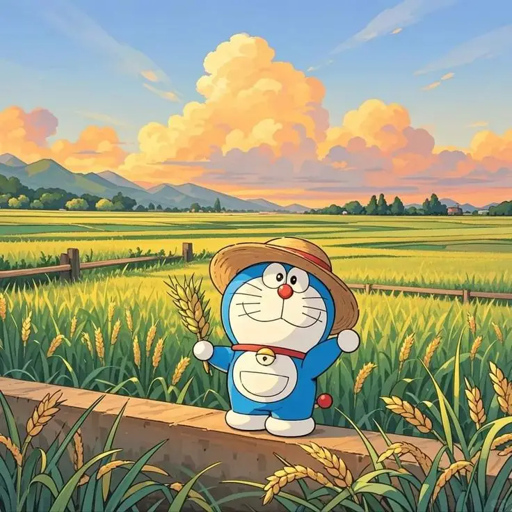 Avatar hình nền Doremon cute cho điện thoại 1