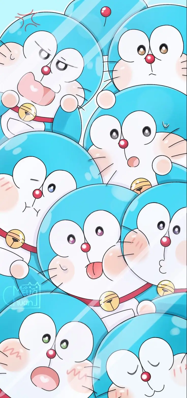 Avatar hình nền Doremon cute cho điện thoại 6