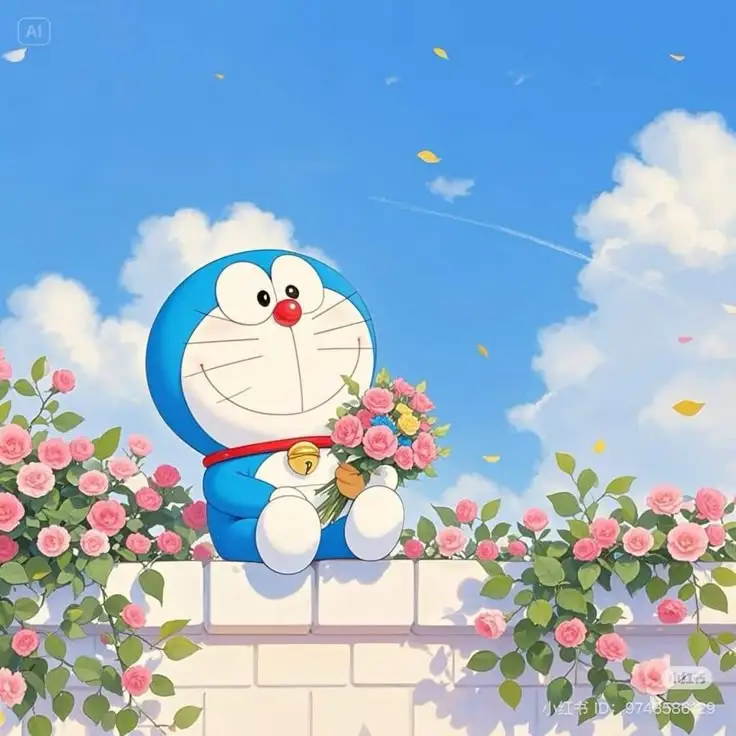 Avatar hình nền Doremon cute cho điện thoại 18