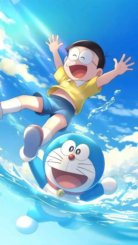 Avatar hình nền Doremon cute cho điện thoại 22