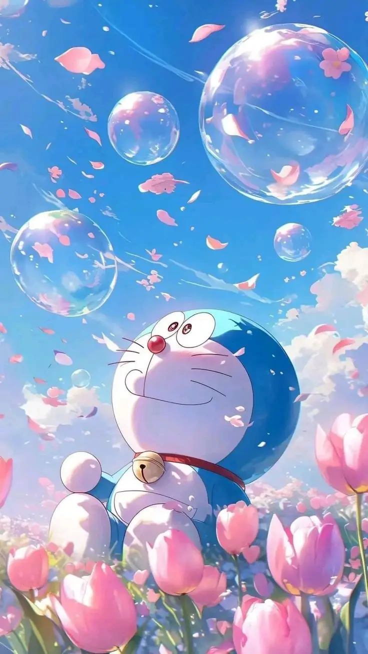 Avatar hình nền Doremon cute cho điện thoại 23