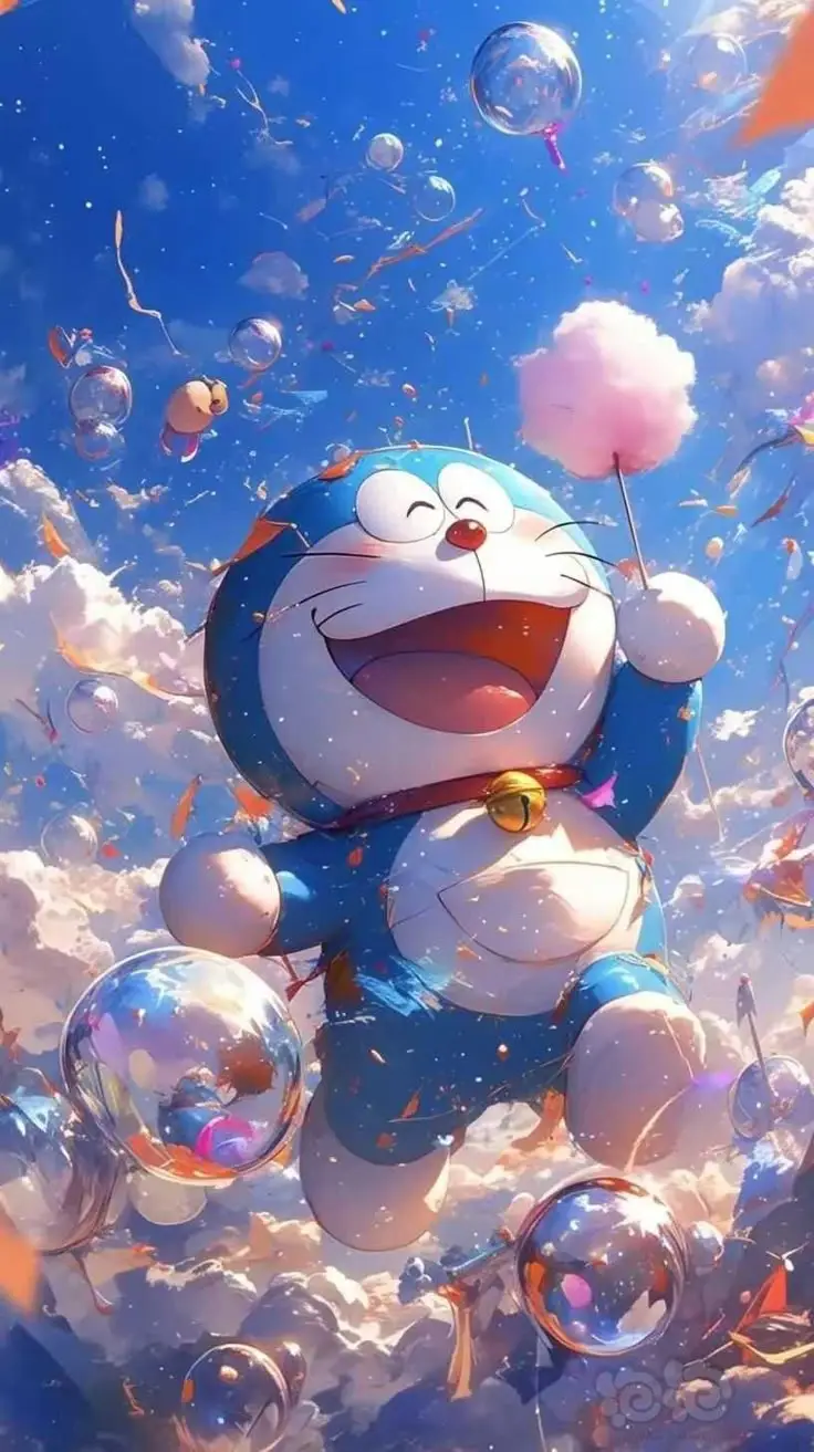 Avatar hình nền Doremon cute cho điện thoại 24