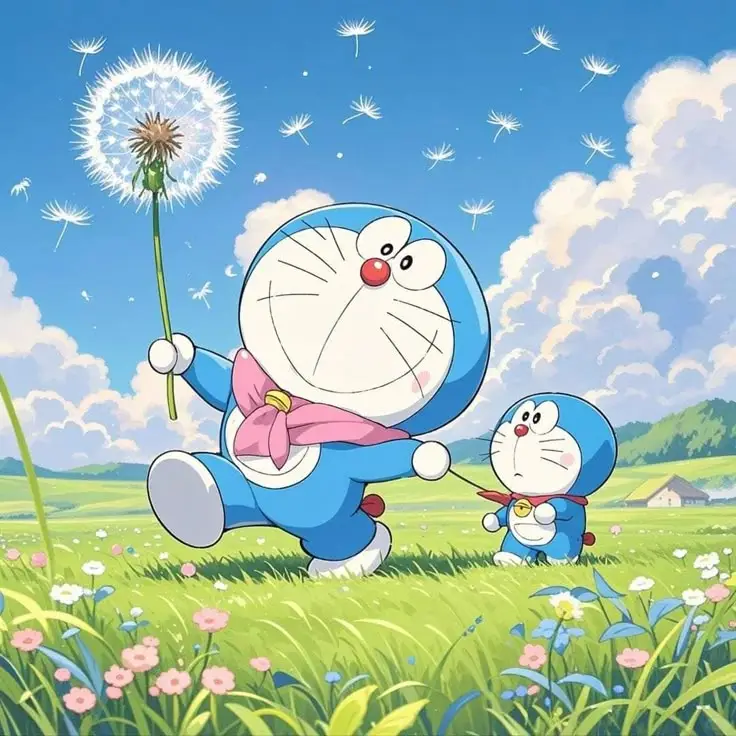 Avatar hình nền Doremon cute cho điện thoại 25