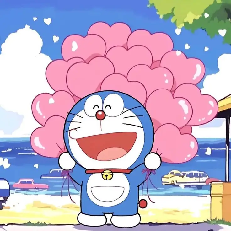 Avatar hình nền Doremon cute cho điện thoại