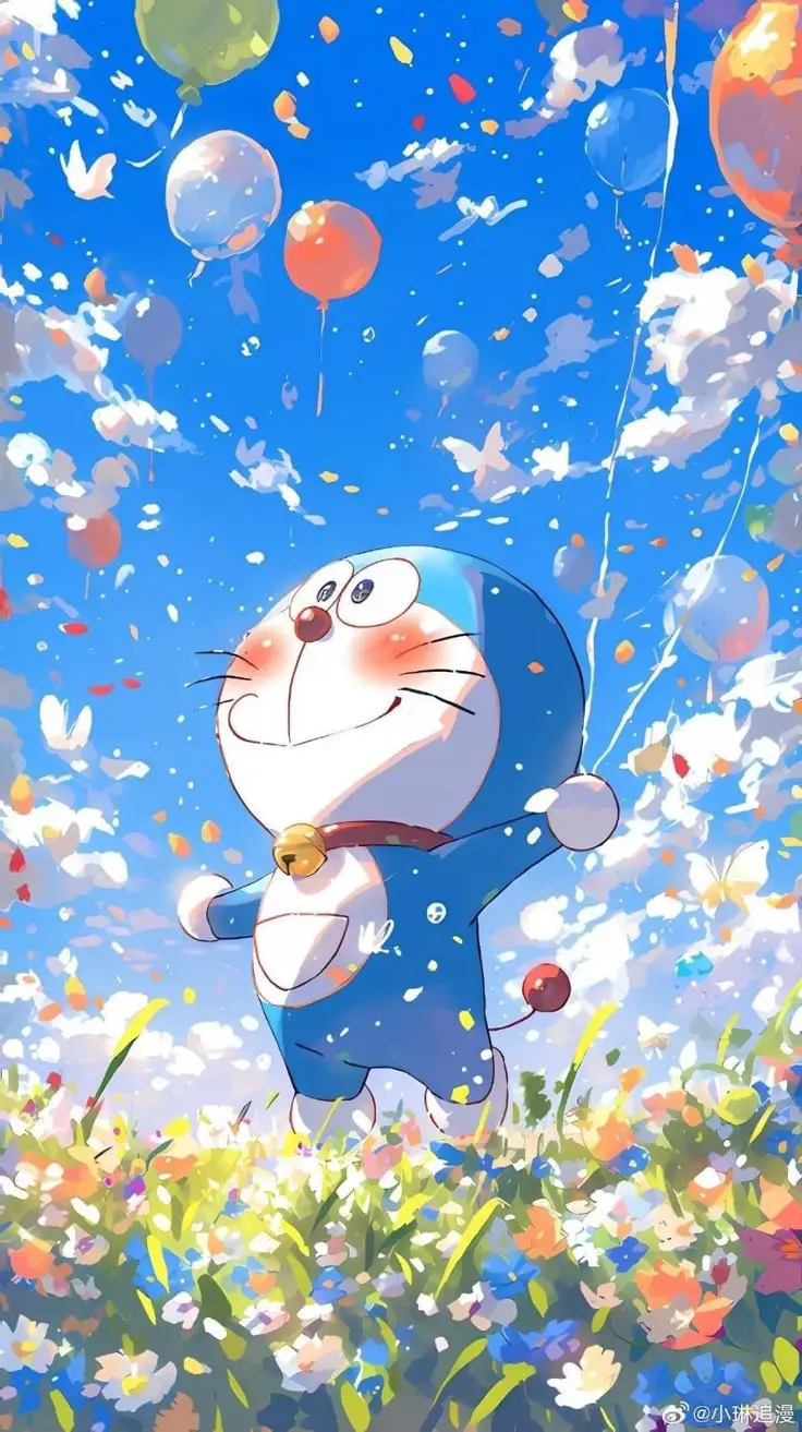 Avatar hình nền Doremon cute cho điện thoại 34