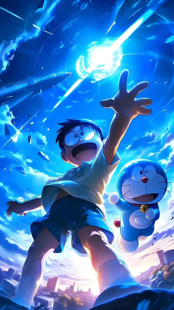 Avatar hình nền Doremon cute cho điện thoại 35