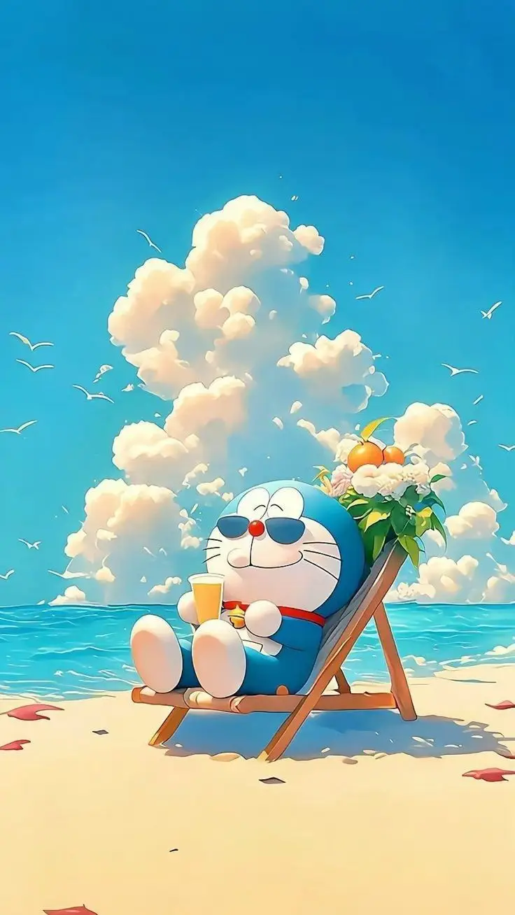 Avatar hình nền Doremon cute cho điện thoại 36