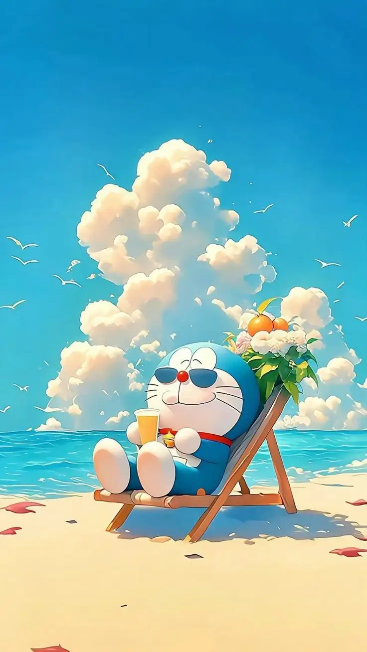 Avatar hình nền Doremon cute cho điện thoại 54