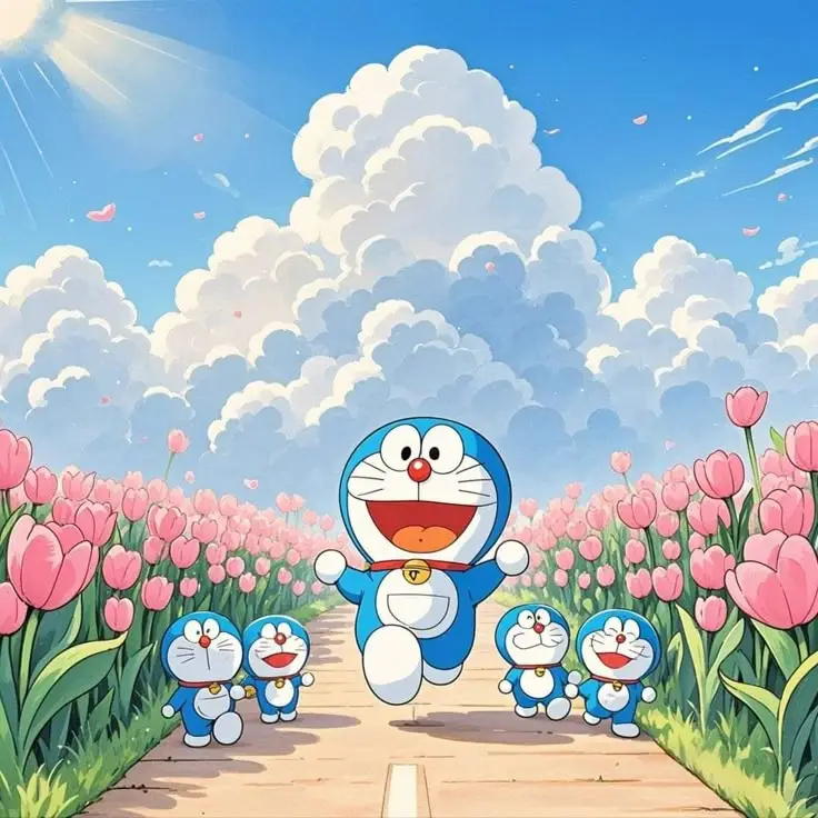 Avatar hình nền Doremon cute cho điện thoại 56