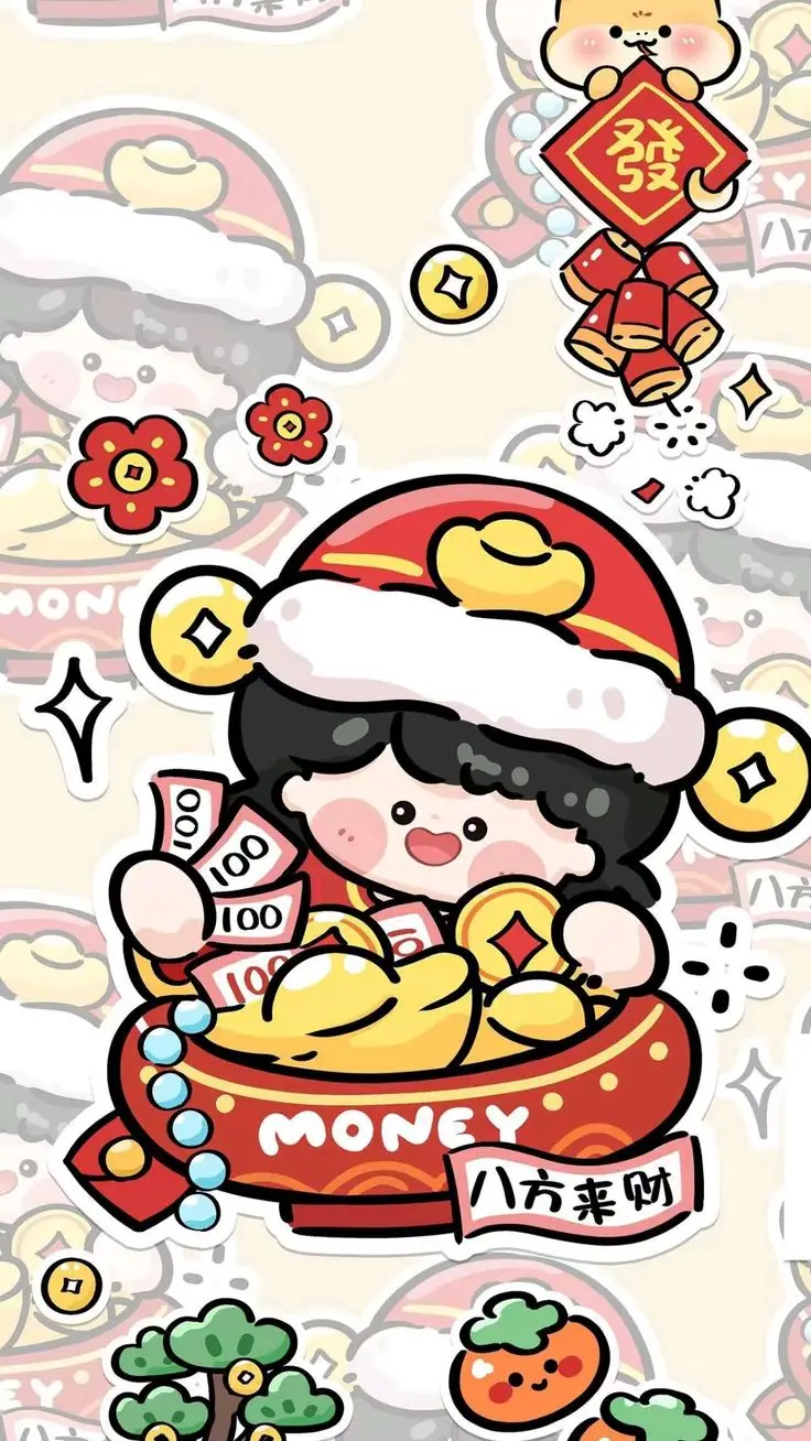 Avatar Hình Nền Tết Cute Để Chào Xuân