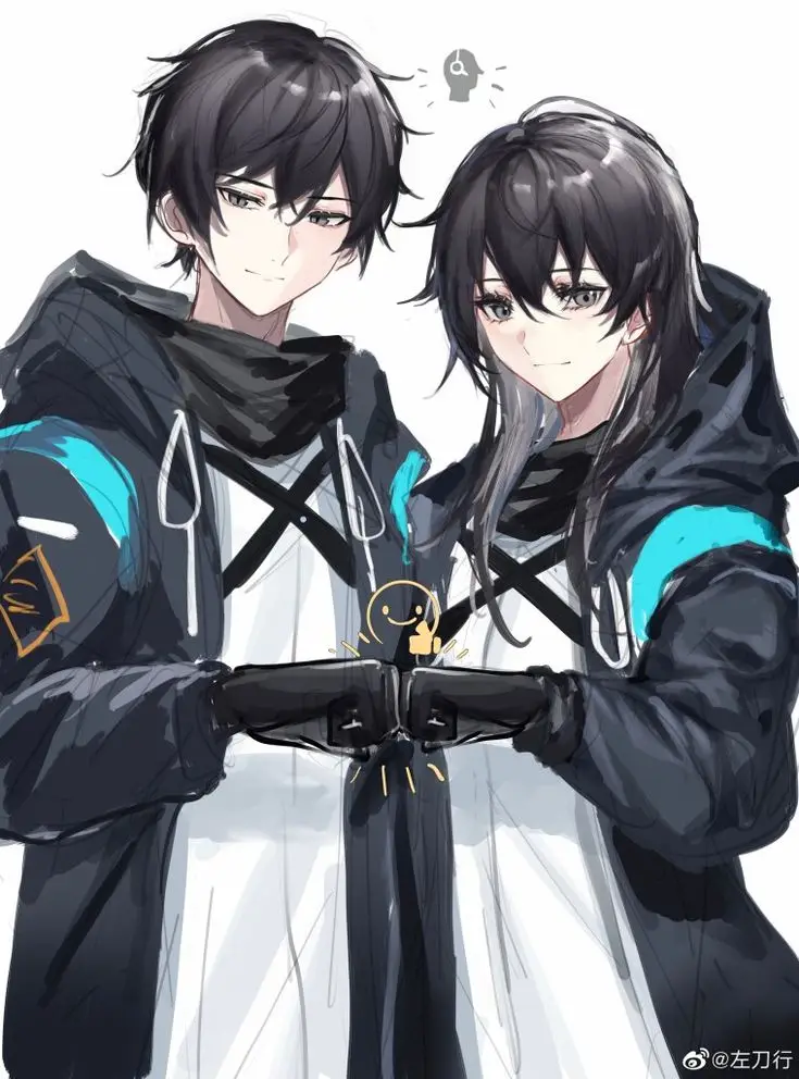 Avatar đôi anime ngầu nam nữ: Bộ sưu tập 50 hình ảnh ấn tượng 56