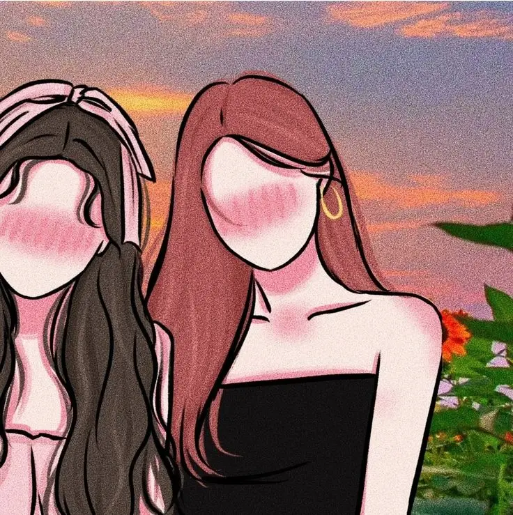 Avatar Đôi Cho Bạn Thân Nữ Cute - Tình Bạn Đẹp Như Mơ 35