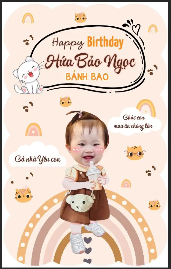 Background Sinh Nhật Bé Gái - 50 Hình Ảnh Ngọt Ngào 12