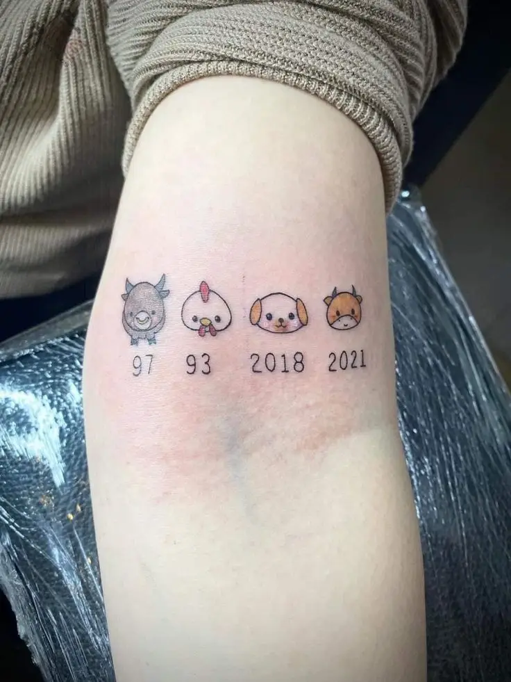 Hình Xăm Con Hổ Cute - Đáng Yêu Nhưng Quyền Lực 13