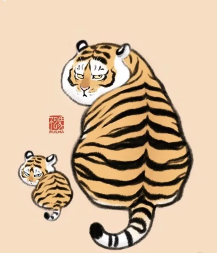 Hình Xăm Con Hổ Cute - Đáng Yêu Nhưng Quyền Lực 61