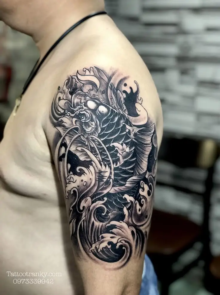 Ý Nghĩa Đằng Sau Hình Xăm Cánh Tay Cá Chép Đầy Tượng Trưng 18