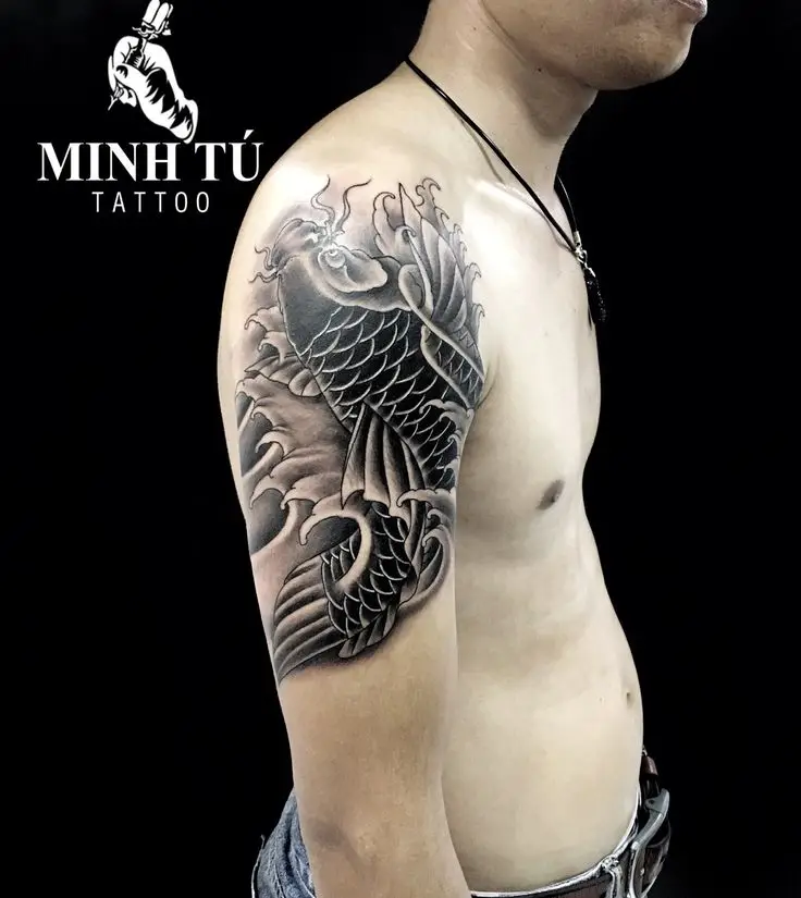 Ý Nghĩa Đằng Sau Hình Xăm Cánh Tay Cá Chép Đầy Tượng Trưng 26