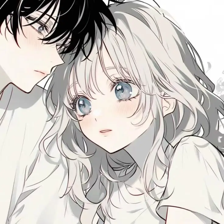 Cặp anime cute avatar đôi, thể hiện tình yêu ngọt ngào 7