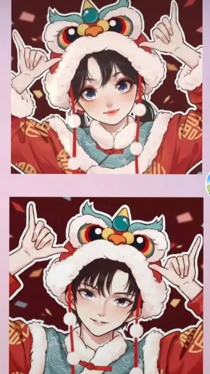 Cặp anime cute avatar đôi, thể hiện tình yêu ngọt ngào 17