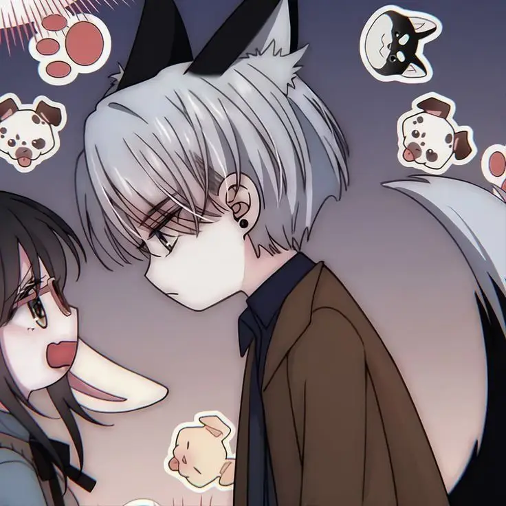Cặp anime cute avatar đôi, thể hiện tình yêu ngọt ngào 34