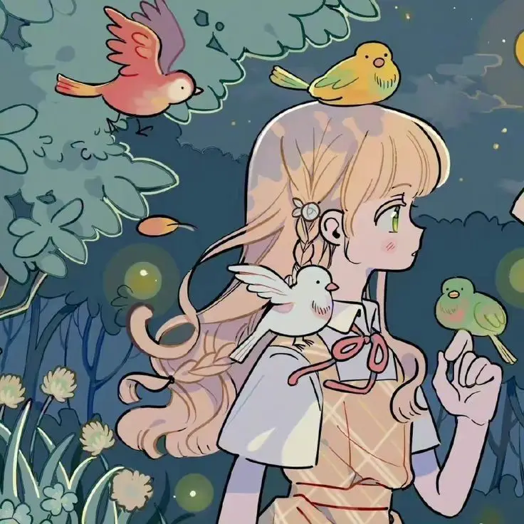 Cặp anime cute avatar đôi, thể hiện tình yêu ngọt ngào 44