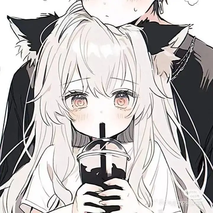 Cặp anime cute avatar đôi, thể hiện tình yêu ngọt ngào 54