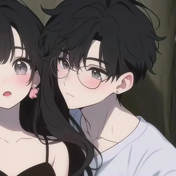 Cặp anime cute avatar đôi, thể hiện tình yêu ngọt ngào 61