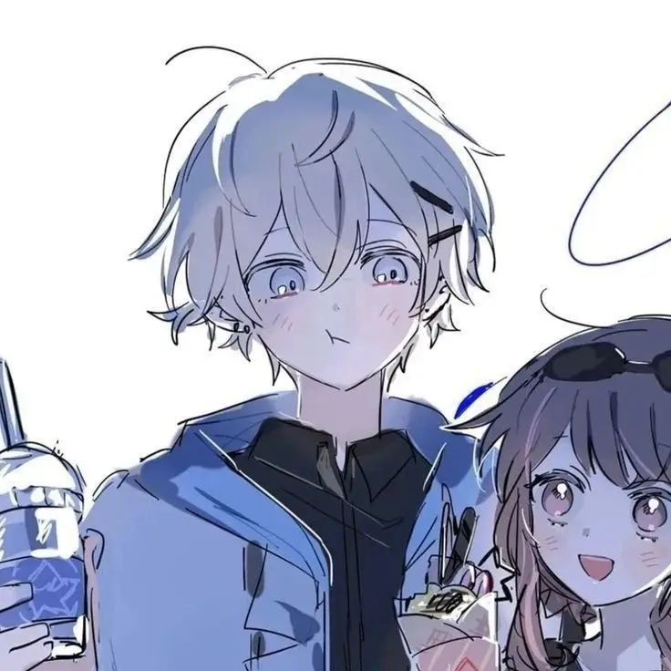 Cặp anime cute avatar đôi, thể hiện tình yêu ngọt ngào 62