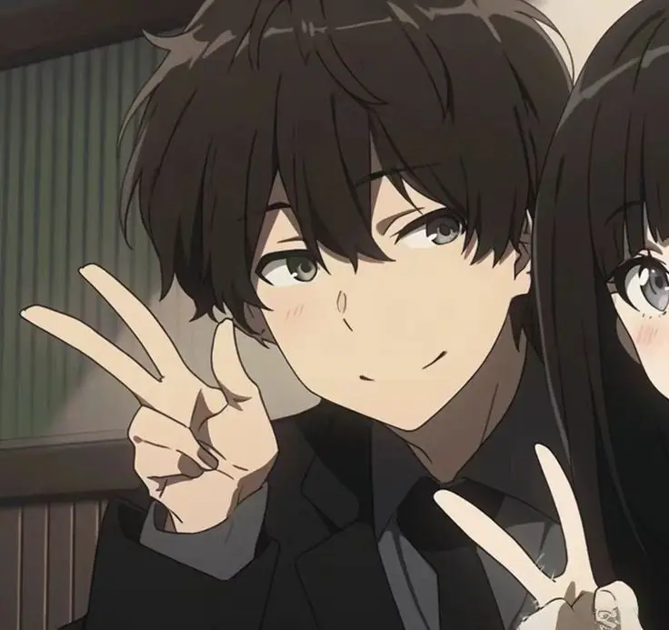 Cặp anime cute avatar đôi, thể hiện tình yêu ngọt ngào 66