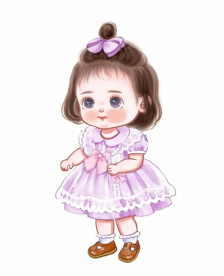 Chibi Bé Gái Dễ Thương - Sự Dễ Mến Trong Từng Chi Tiết 1