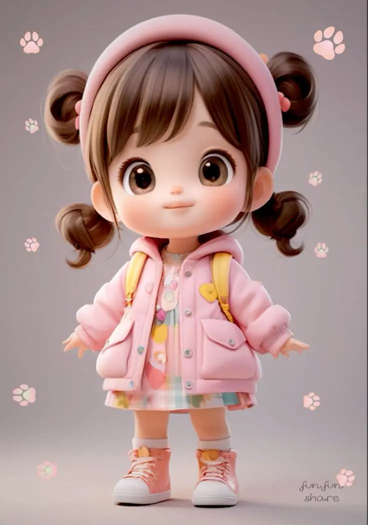 Chibi Bé Gái Dễ Thương - Sự Dễ Mến Trong Từng Chi Tiết 34