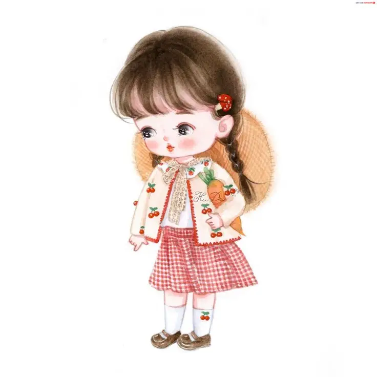 Chibi Bé Gái Dễ Thương - Sự Dễ Mến Trong Từng Chi Tiết 41