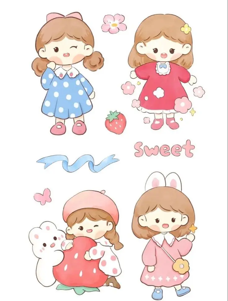 Chibi Bé Gái Dễ Thương - Sự Dễ Mến Trong Từng Chi Tiết 64