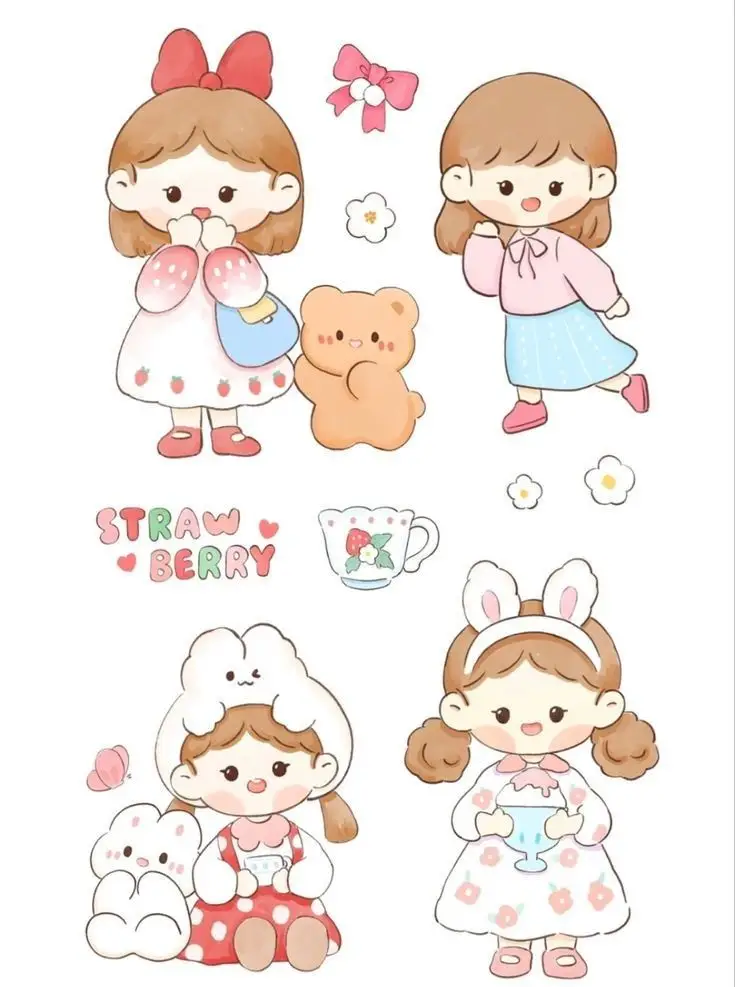 Chibi Bé Gái Dễ Thương - Sự Dễ Mến Trong Từng Chi Tiết 65