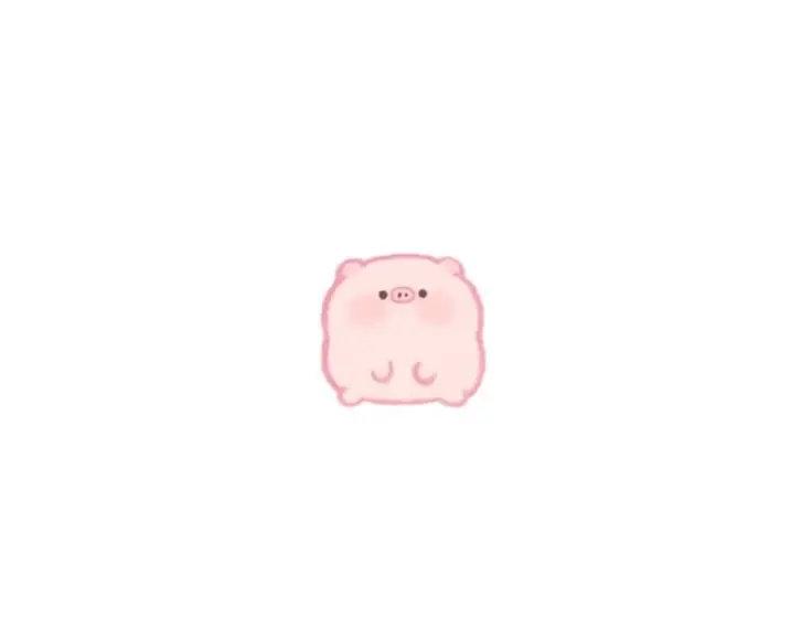 Chibi cute hình nền con heo dễ thương cho fan yêu thích động vật 10