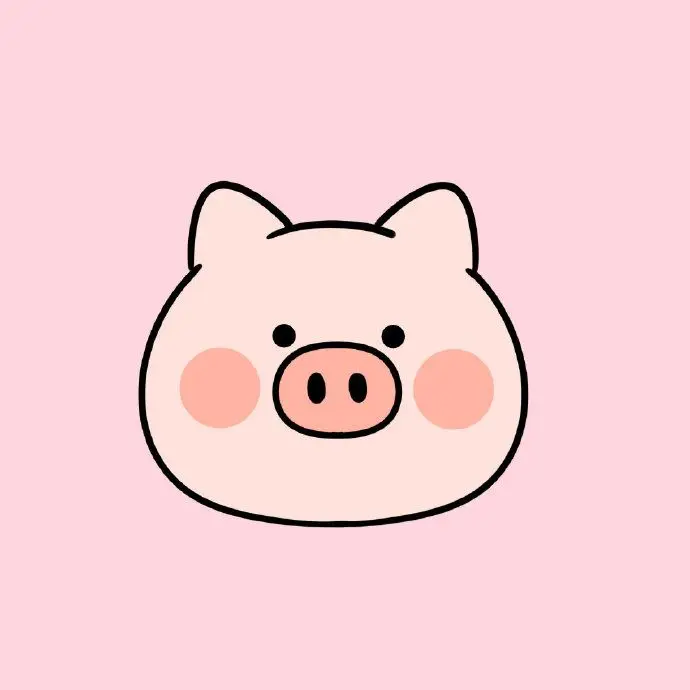 Chibi cute hình nền con heo dễ thương cho fan yêu thích động vật 28