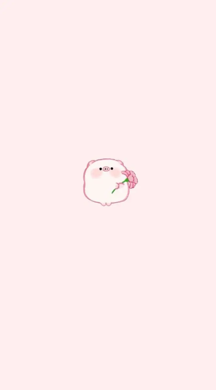 Chibi cute hình nền con heo dễ thương cho fan yêu thích động vật 35