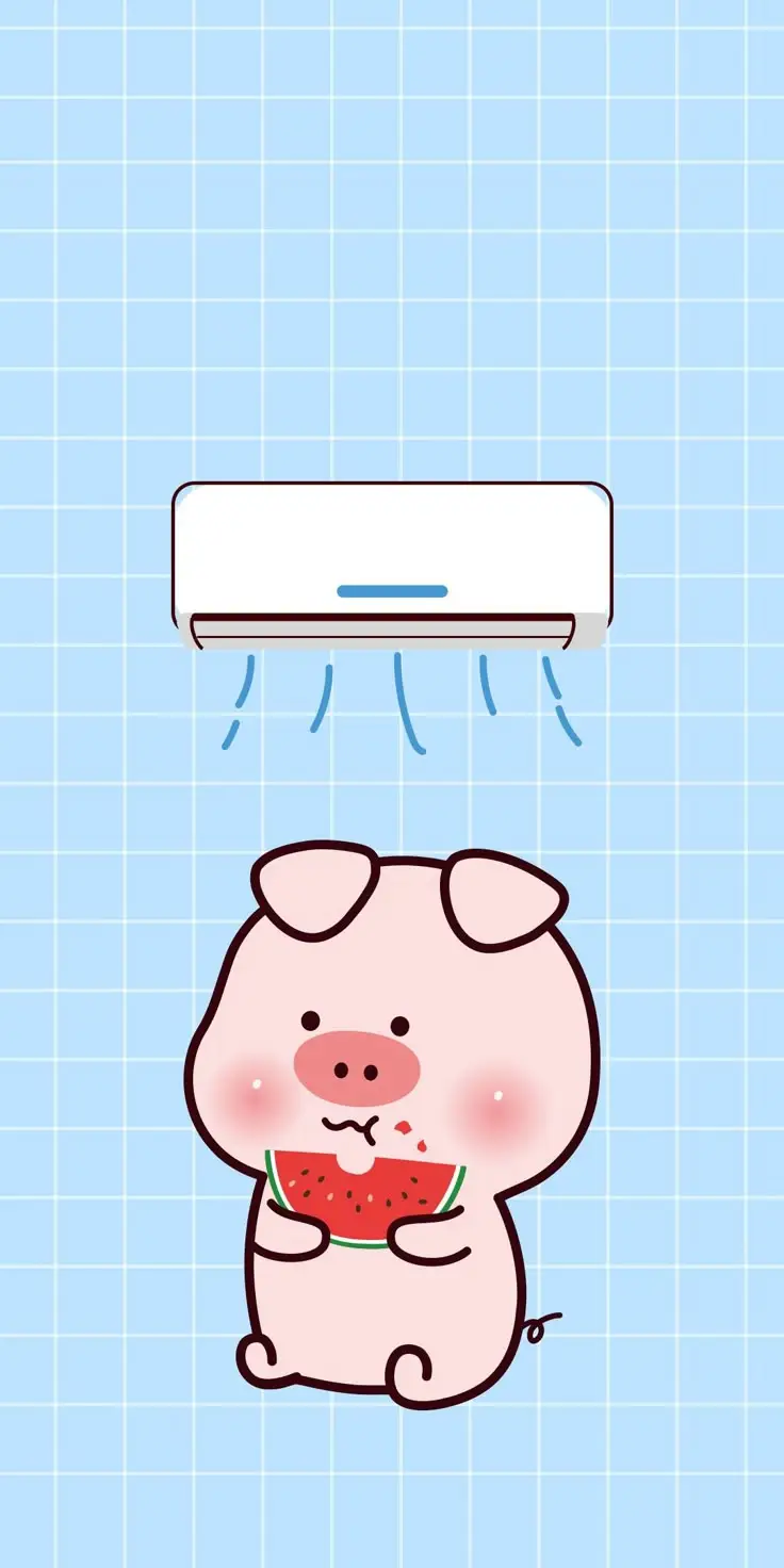 Chibi cute hình nền con heo dễ thương cho fan yêu thích động vật 43