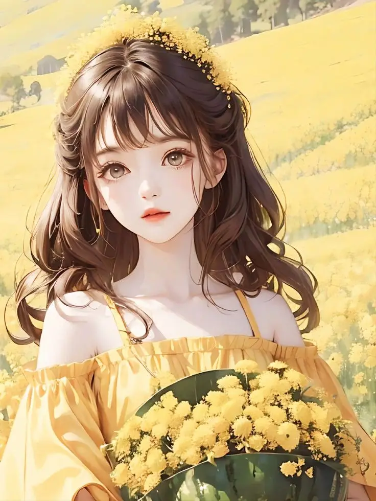 Cô Gái Hoạt Hình Cute - Bộ Ảnh Đáng Yêu 10