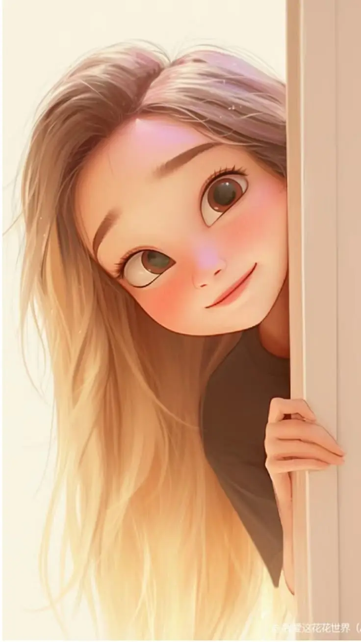 Cô Gái Hoạt Hình Cute - Bộ Ảnh Đáng Yêu 21