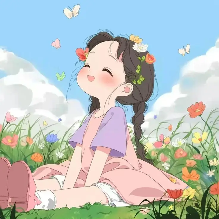 Cô Gái Hoạt Hình Cute - Bộ Ảnh Đáng Yêu 30