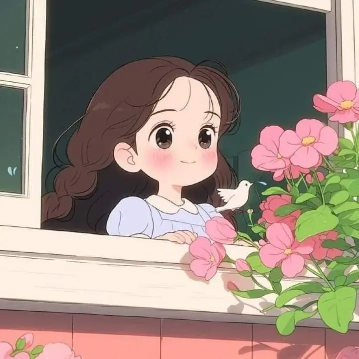 Cô Gái Hoạt Hình Cute - Bộ Ảnh Đáng Yêu 31