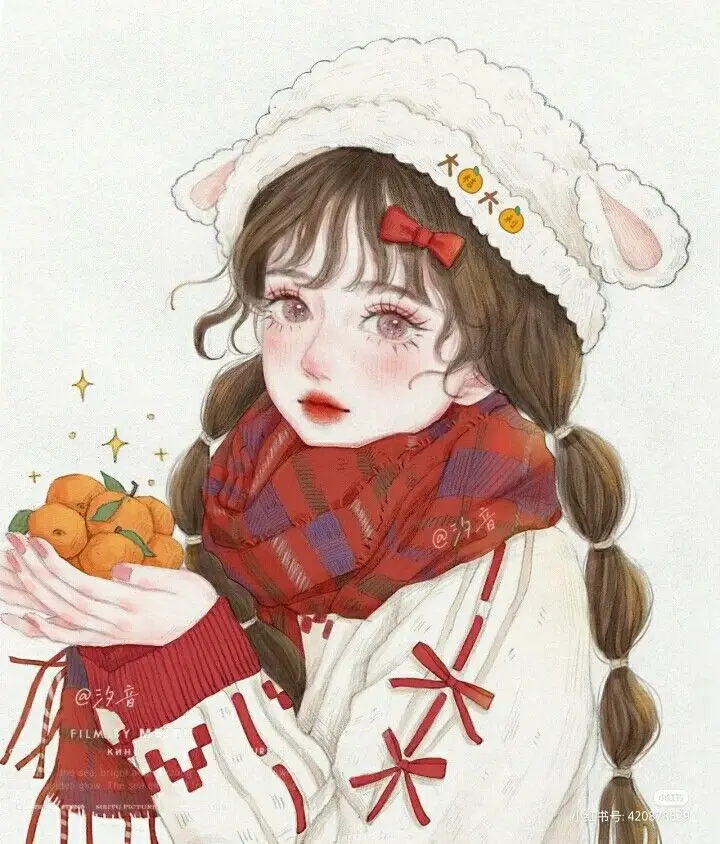 Cô Gái Hoạt Hình Cute - Bộ Ảnh Đáng Yêu 39