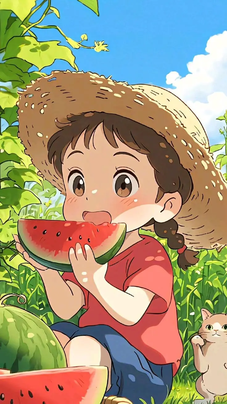 Cô Gái Hoạt Hình Cute - Bộ Ảnh Đáng Yêu 55